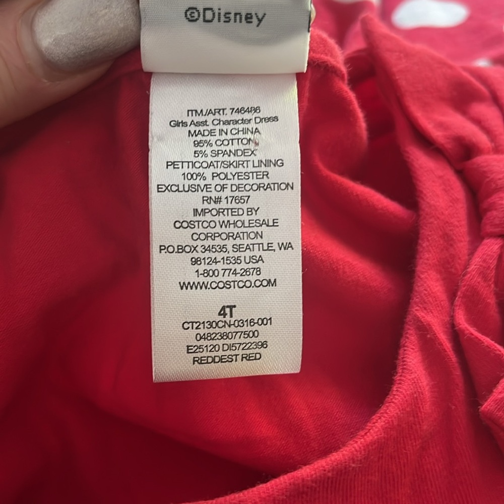 Disney Minnie Mouse Polka Dot Dress - Picture 5 of 5